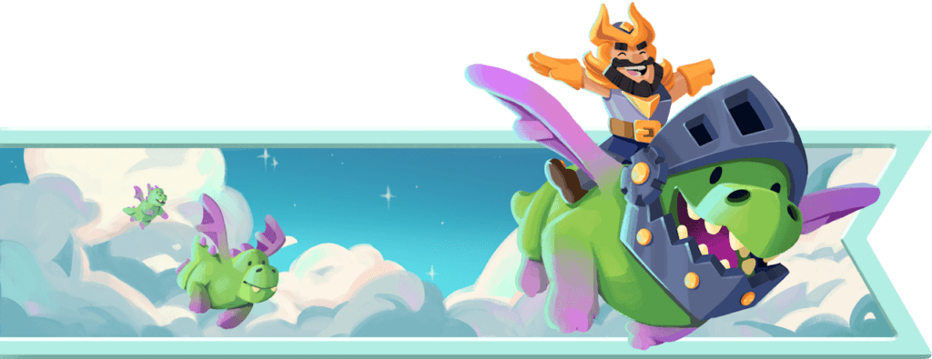 The first Crown Chase banner (Image via Supercell)