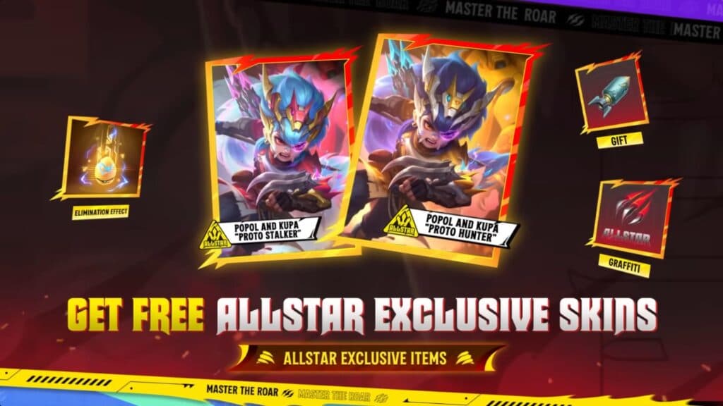 The Popol and Kupa Proto Stalker and Proto Hunter skins in MLBB (Image via MOONTON Games)