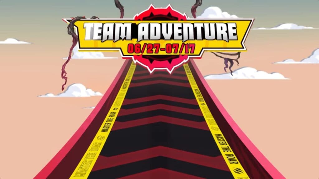 Participate in the Team Adventure event for The Aspirants skin draw tokens (Image via MOONTON Games)