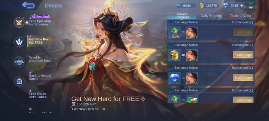 There are a lot of items you can exchange with Jade Pendants. (Screenshot via esports.gg)