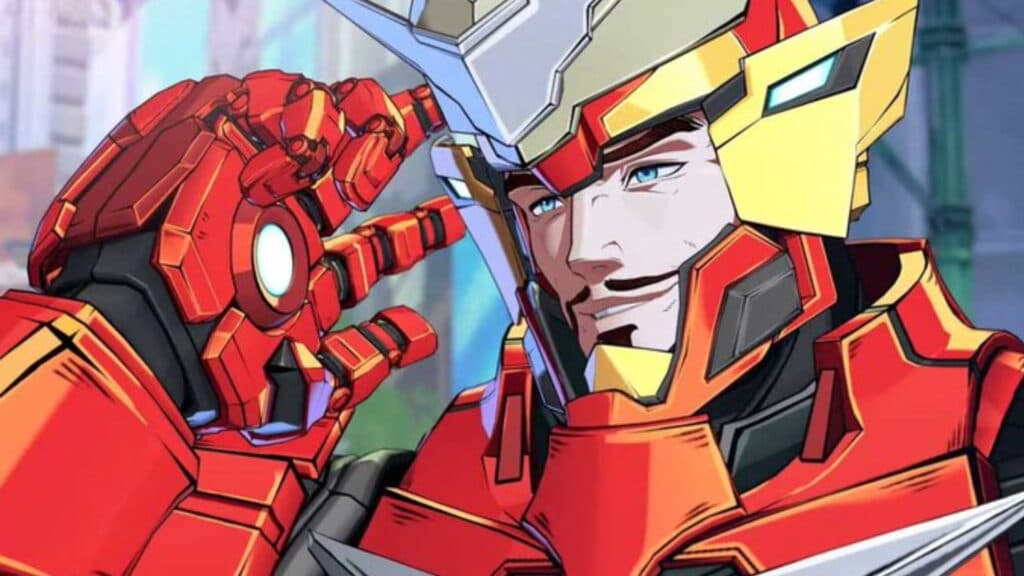 Iron iMan n Marvel Tokon (Image via Arc System Works)
