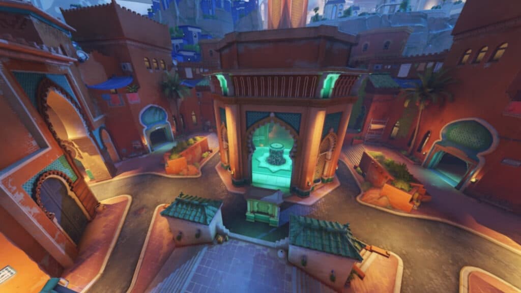 The Aatlis map in Overwatch 2 (Image via Blizzard Entertainment)