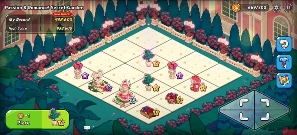 I push my blocks to one corner to make things more organized. (Screenshot via esports.gg)