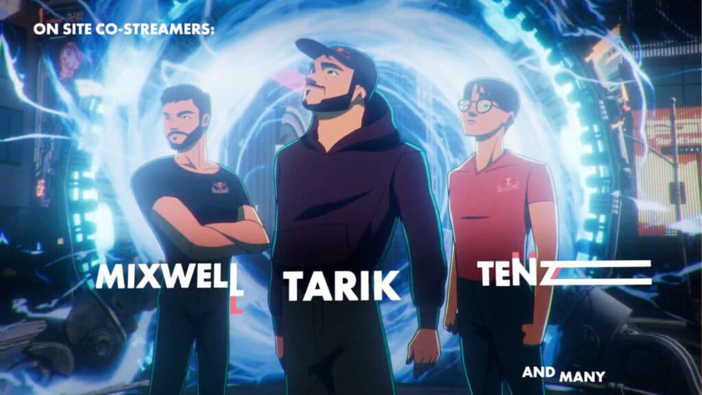 Mixwell, Tarik, and Tenz will be co-streamers (Image via Red Bull Gaming)
