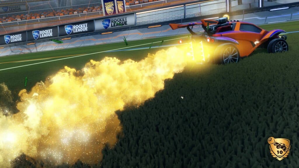 Gold Crush Boost, a login reward during Part 2 (image via Psyonix)