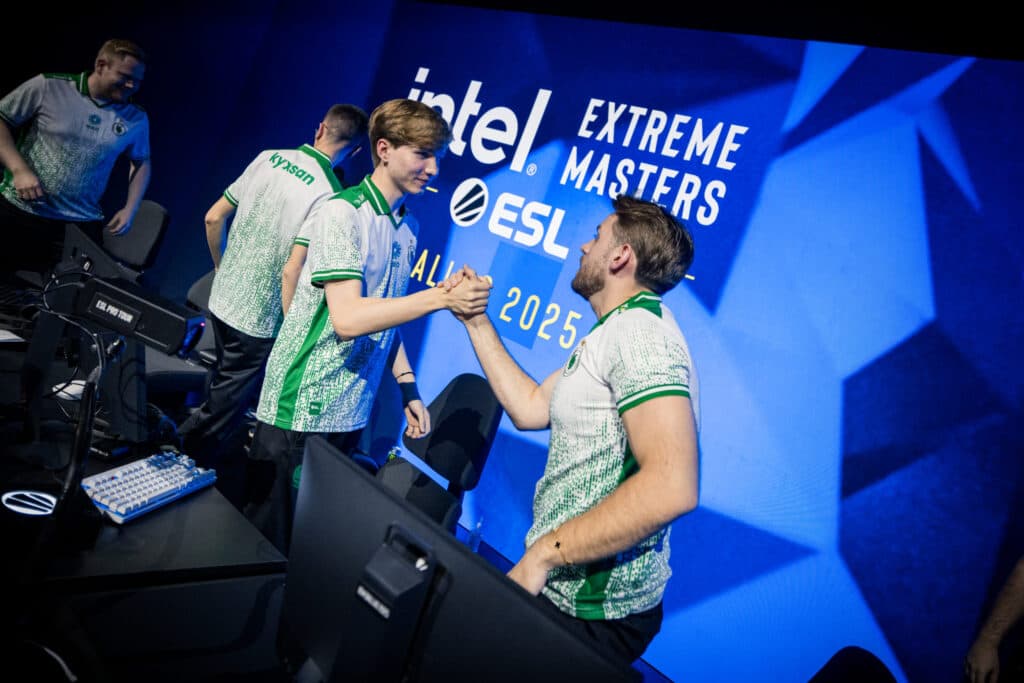 CS2 Team Falcons during IEM Dallas 2025 (Photo via ESL | Helena Kristiansson)