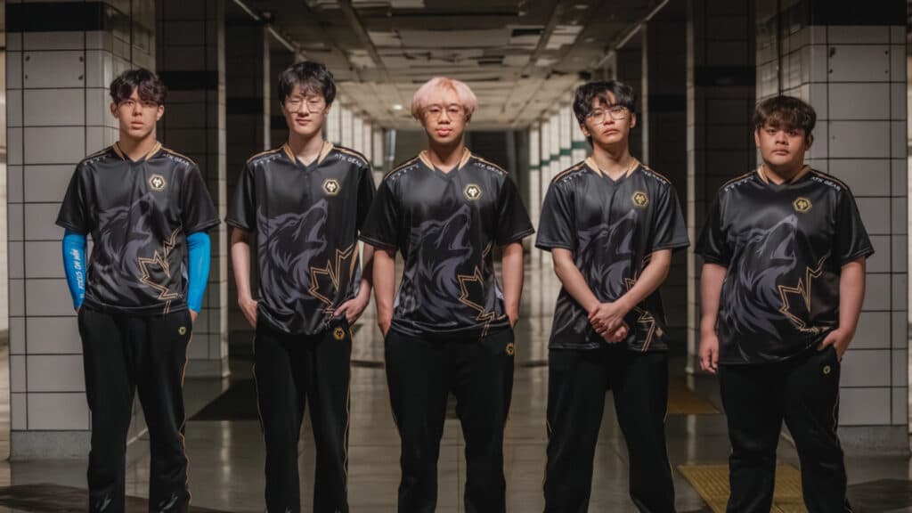 Wolves Esports roster (Image via Stefan Wisnoski | Riot Games)