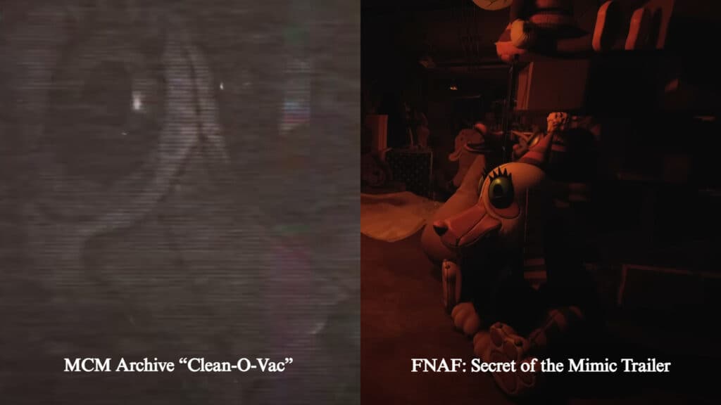 The plushie appears both in the MCM Archive and the FNAF new game trailer (Edit via esports.gg)