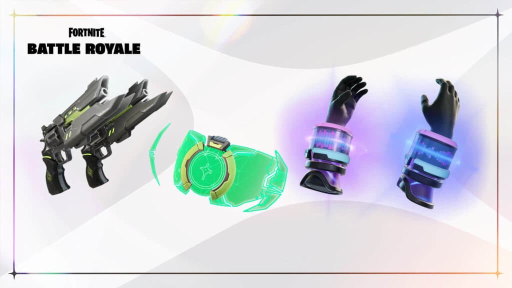 Hero Items and weapons in Fortnite Chapter 6 Season 3 (Image via Epic Games)
