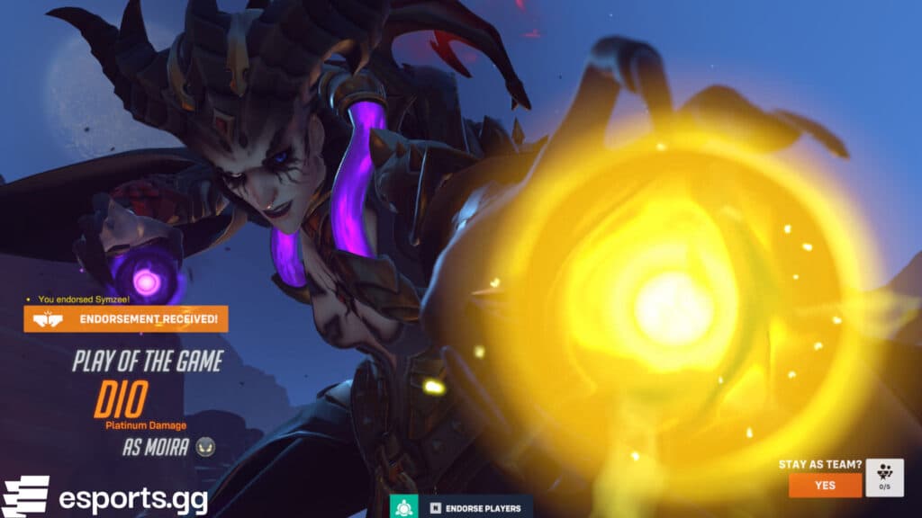 Moira's Diablo 4 Lilith skin (Screenshot via esports.gg)