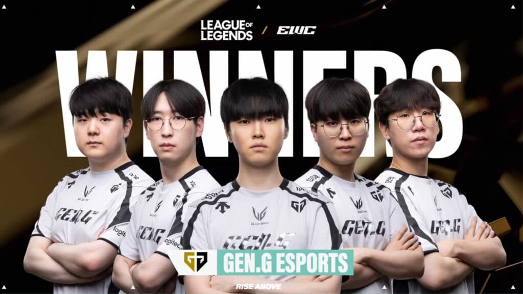 Gen.G won the EWC 2025 League of Legends tournament (Image via Esports World Cup)