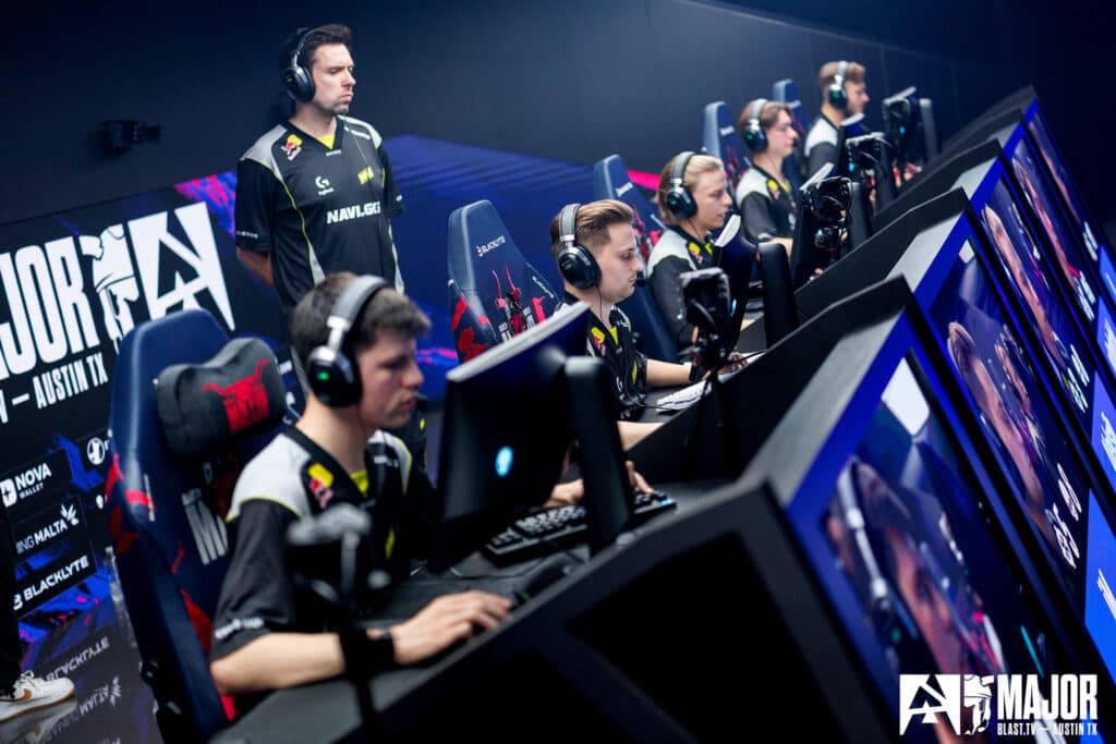 NAVI at Austin Major 2025 (Image via BLAST | Michal Konkol)