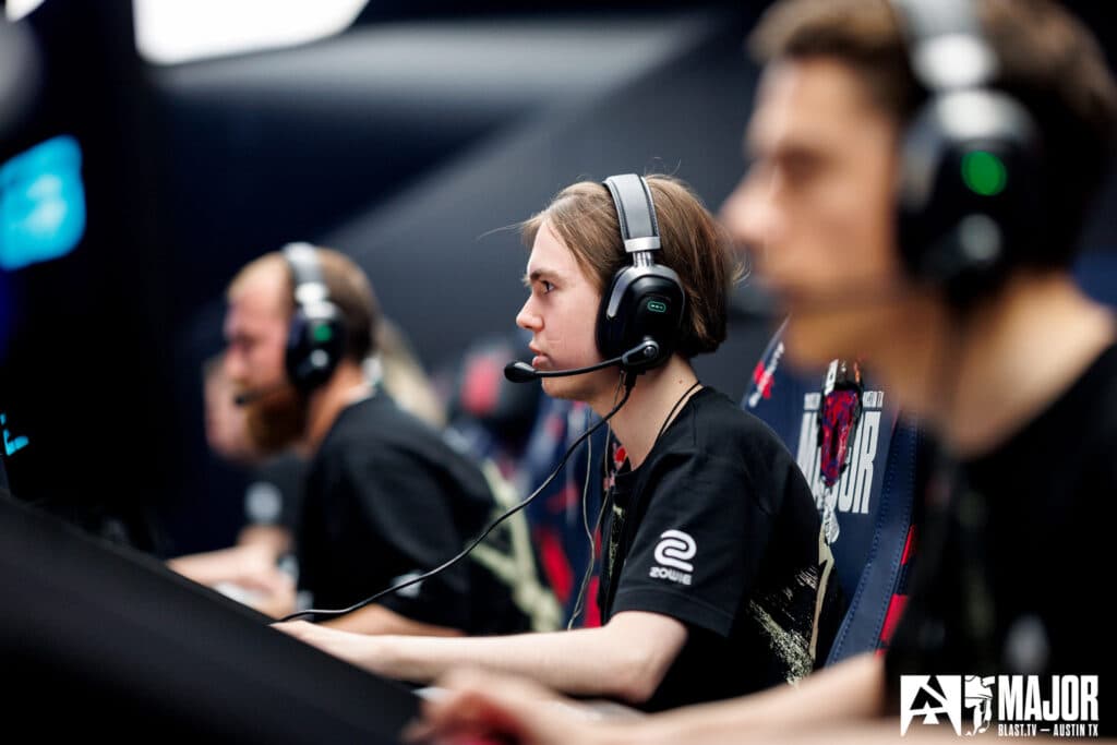 Team Spirit at Austin Major 2025 (Image via BLAST | Michal Konkol)