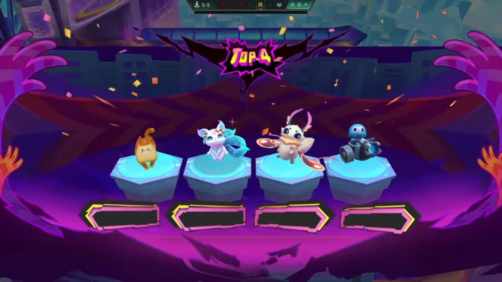 The four best players get to see themselves in a special cutscene in K.O. Coliseum matches (Image via Riot Games)