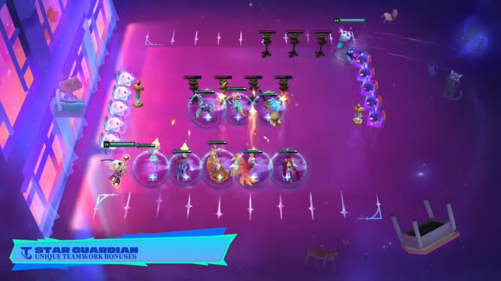 Each Star Guardian brings her own unique teamwork bonus into the fray (Image via Riot Games)
