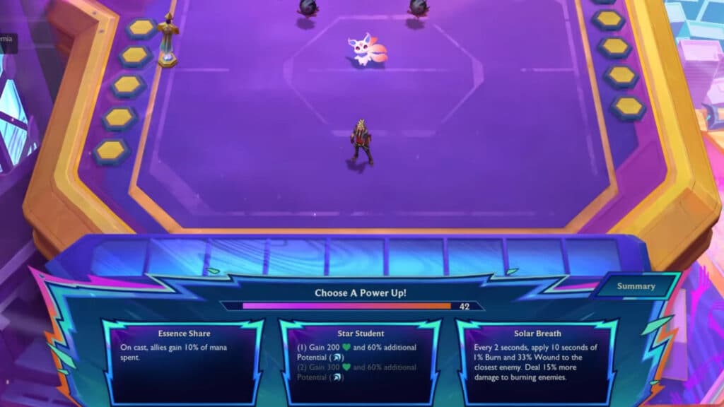 How Power Ups work in K.O. Coliseum (Image via Riot Games)