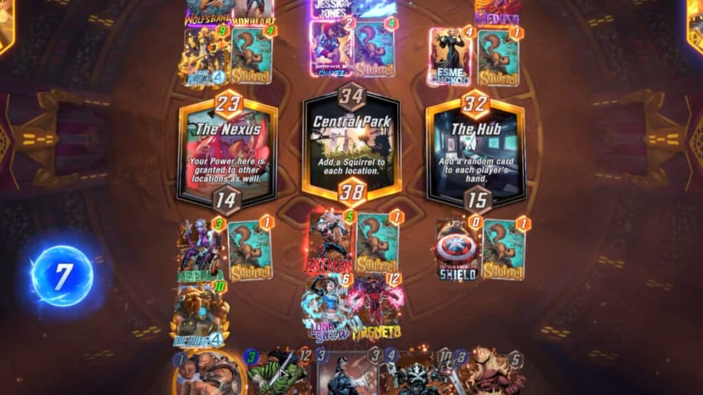 Grand Arena gameplay screenshot (Image via Second Dinner and DekksterGaming)