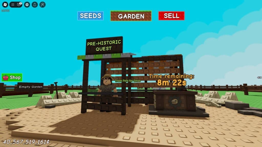 The Prehistoric Quest giver (Screenshot via esports.gg)