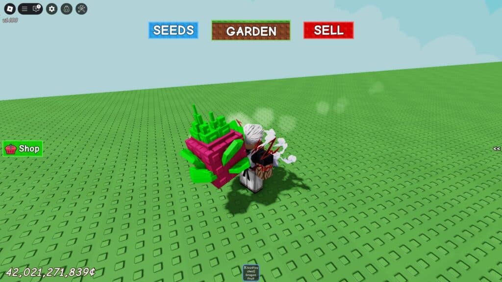 White smoke coming out of a Cloudtouched Dragon Fruit (Screenshot via esports.gg)