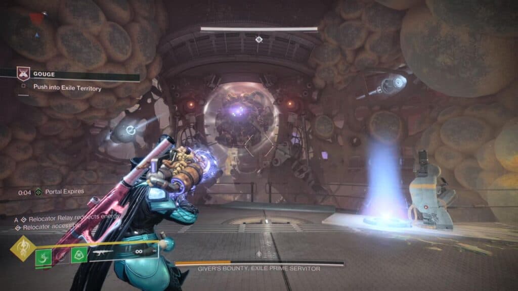 You have to use the relocator twice to make the portal work. (Screenshot by esports.gg)