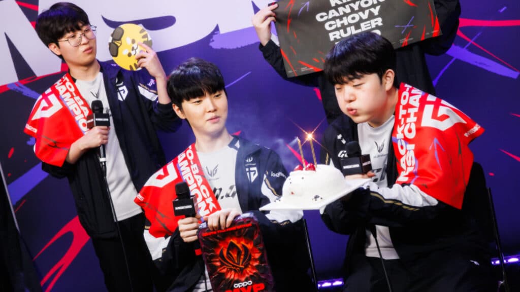 Gen.G secured a victory by 3-2 over T1 at the MSI 2025, and Chovy was the MVP of the tournament (Image by Riot Games)