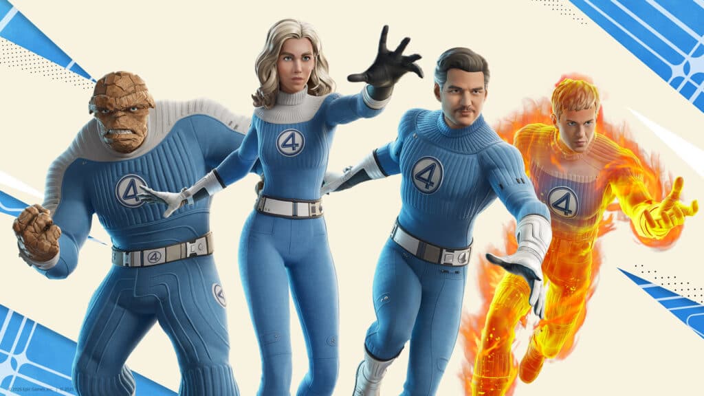 The Fantastic Four in Fortnite (Image via Epic Games)
