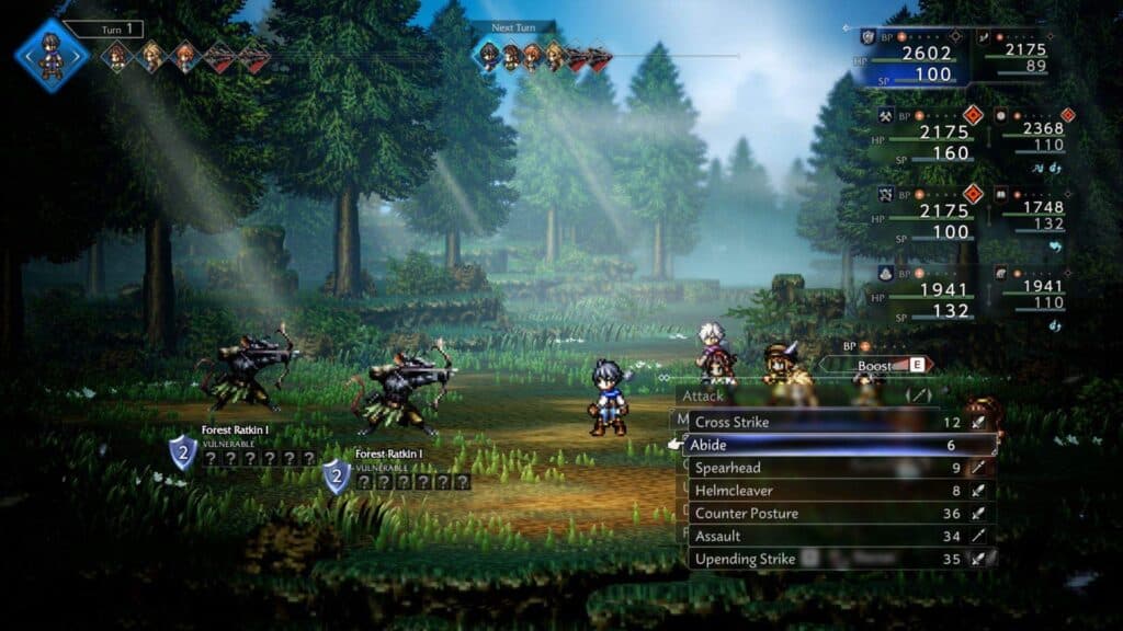 Octopath Traveler 0 lets you have eight active party members at a time. (Image via Square Enix)