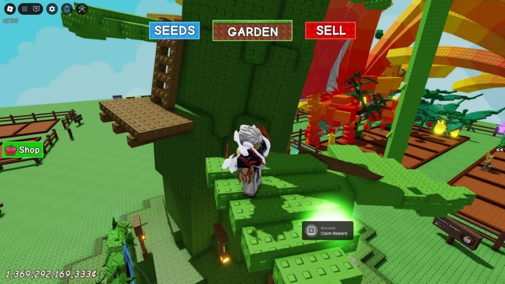 Try climbing along the beanstalk’s body instead of jumping through the leaves. (Screenshot via esports.gg)