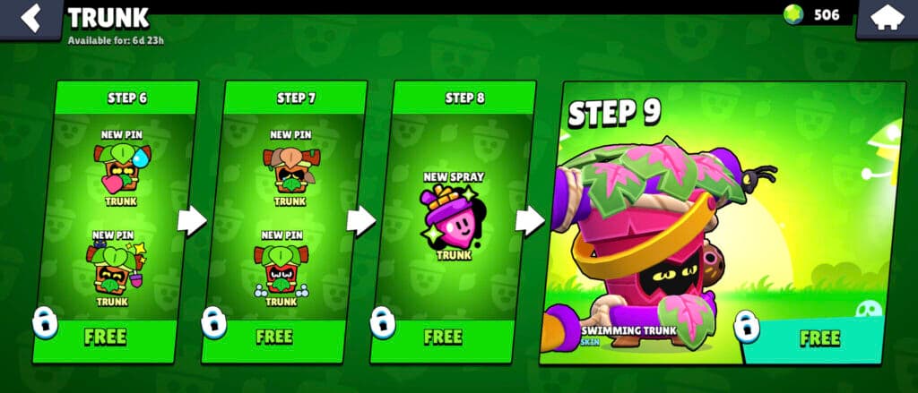 The Trunk bundle in the Brawl Stars shop (image via esports.gg)
