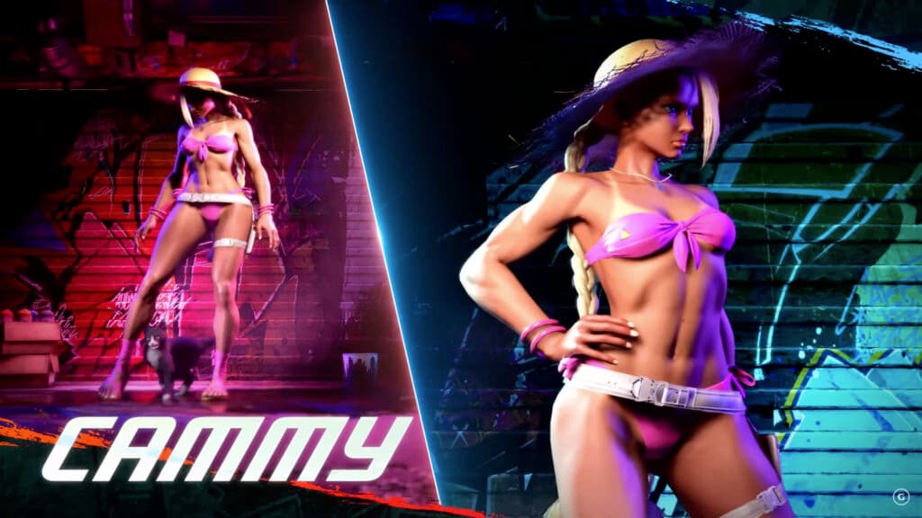 Tekken vs Street Fighter 6 comparison: Cammy's swimwear outfit is a lot more detailed