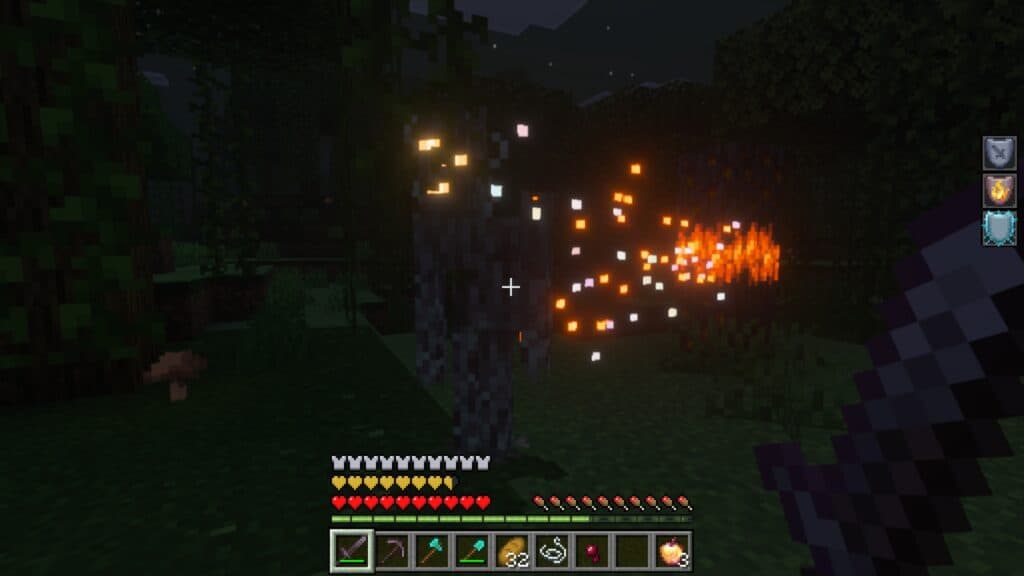 The Creaking will leave a trail leading to its heart when attacked. (Screenshot via esports.gg)