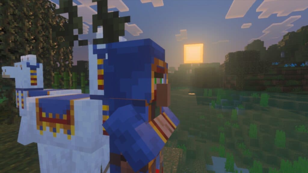 Vibrant Visuals is easier to enable and more optimized for Minecraft. (Screenshot via esports.gg)