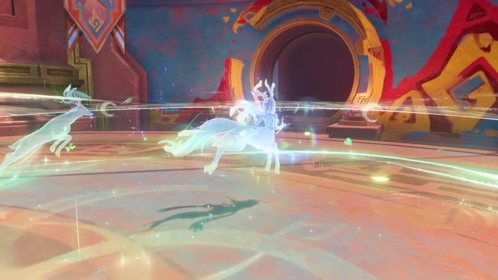 The Peregrination of Linnunrata (left) and Lauma in her Spirit Envoy form (Image via HoneyHunter)