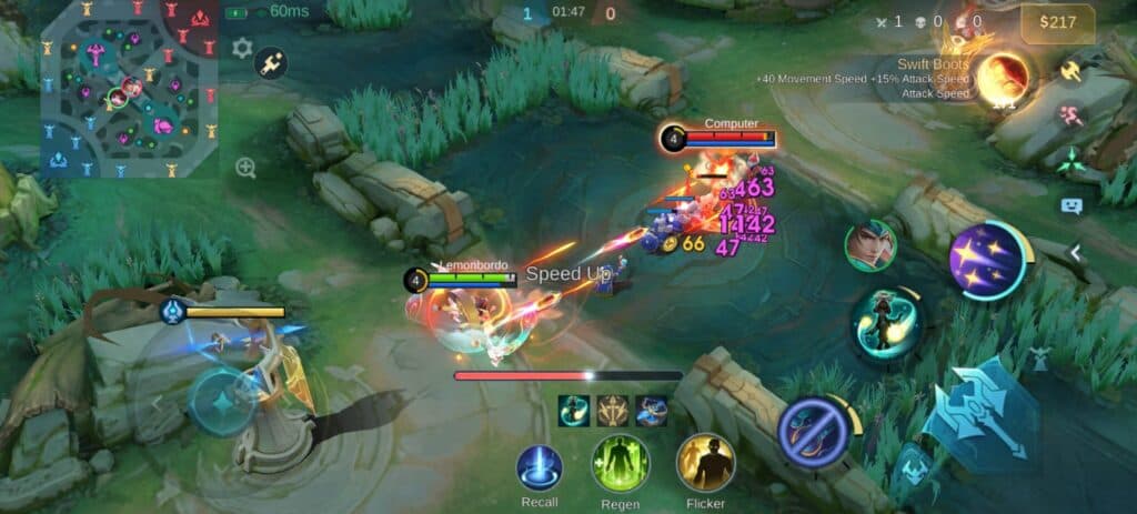Use your Ultimate to clear minion waves. (Screenshot via esports.gg)