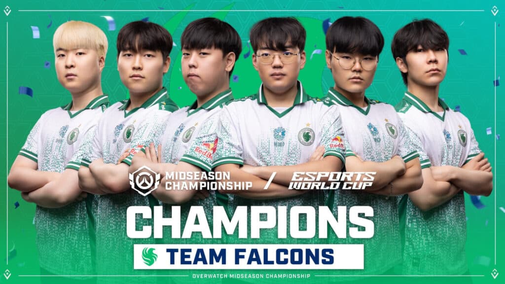 Team Falcons won the OWCS Midseason Championship (Image via Blizzard Entertainment)