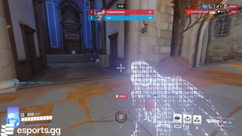 How the Nerf or Nothin' game mode works in Overwatch 2 (Screenshot via esports.gg)