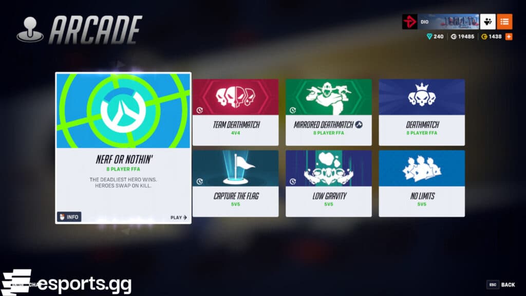 The arcade (Screenshot via esports.gg)