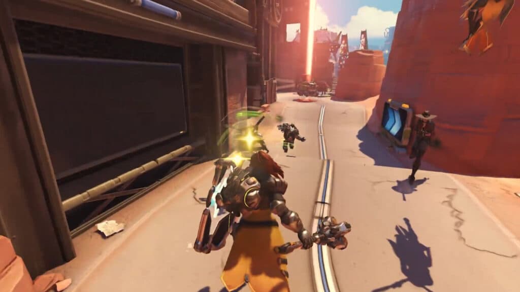 Overwatch 2 Payload Race gameplay screenshot (Image via Blizzard Entertainment)