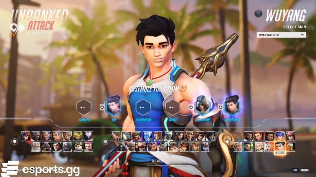 Wuyang in Overwatch 2 (Screenshot via esports.gg)