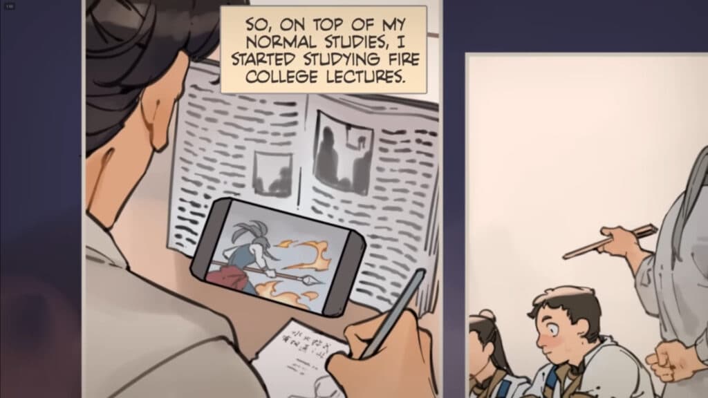 Wuyang combining his knowledge of water with fire (Image via Blizzard Entertainment)