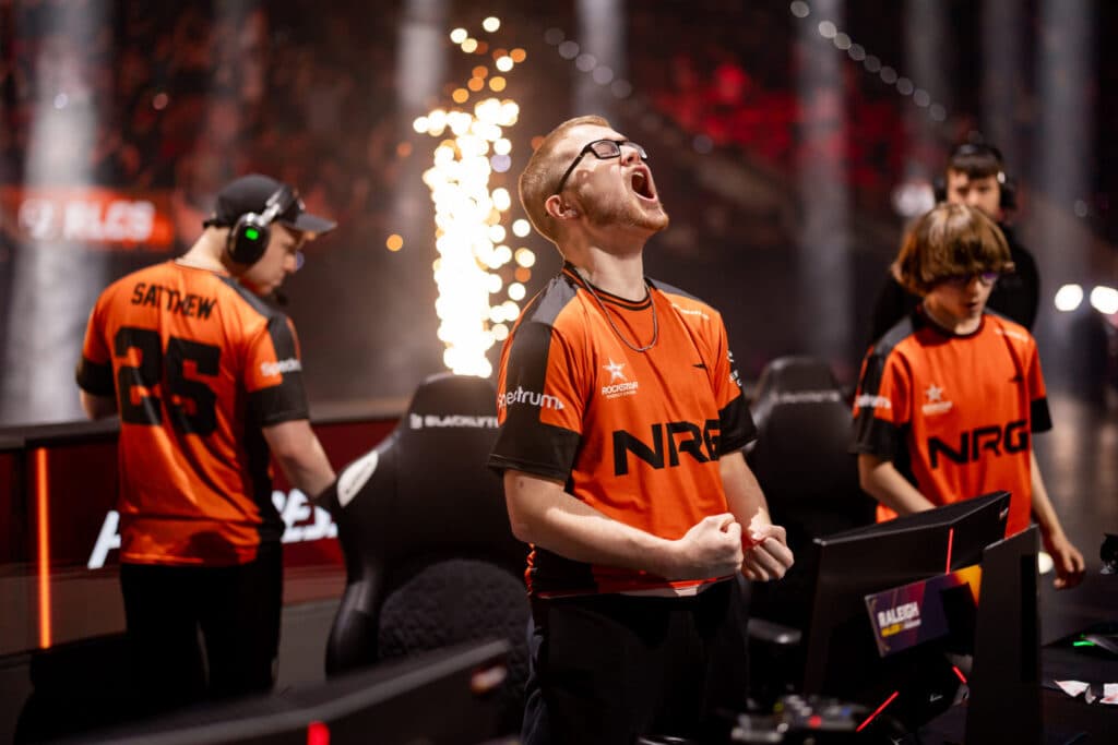 NRG at the Raleigh Major 2025 (photo via Rocket League Esports)