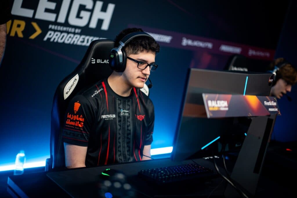 The Ultimates | Firstkiller at the Raleigh Major 2025 (photo via Rocket League Esports)