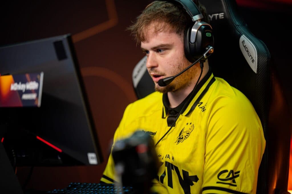 Vitality | M0nkey M00n at the Raleigh Major 2025 (photo via Rocket League Esports)