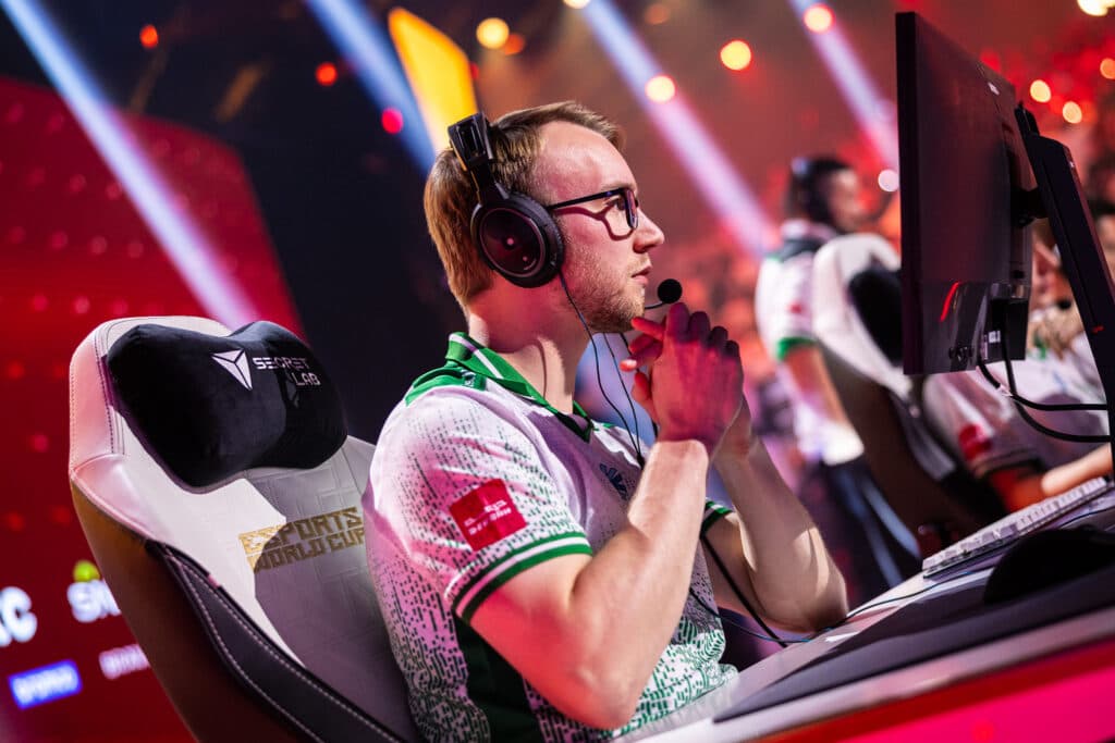 Falcons | TeSeS (photo by Esports World Cup | Sophie Barrowclough)