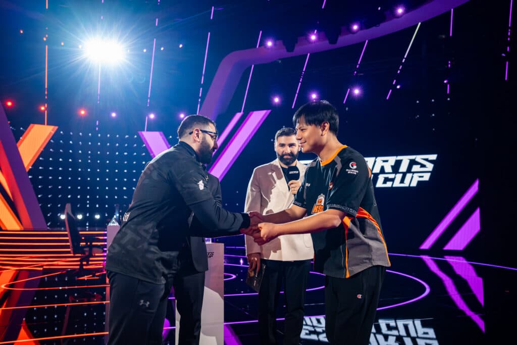 AngryBird and Xiao Hai (Photo via Esports World Cup | Luc Bouchon)