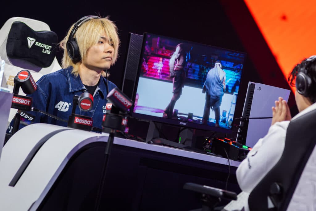 Pugera at the SF6 EWC 2025 (photo by Esports World Cup | Wojciech Wandzel)