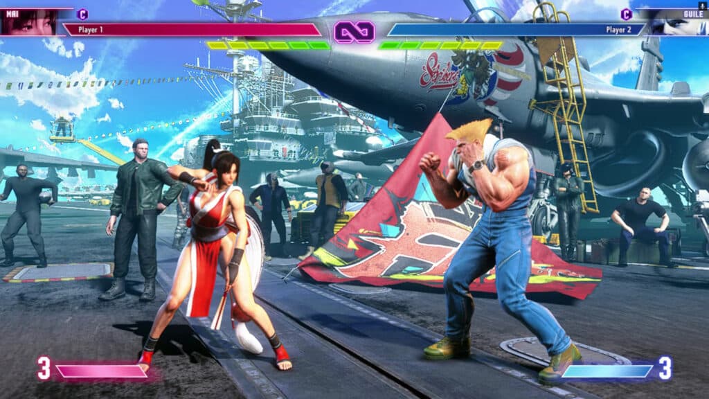 Mai and Guile (image via esports.gg)