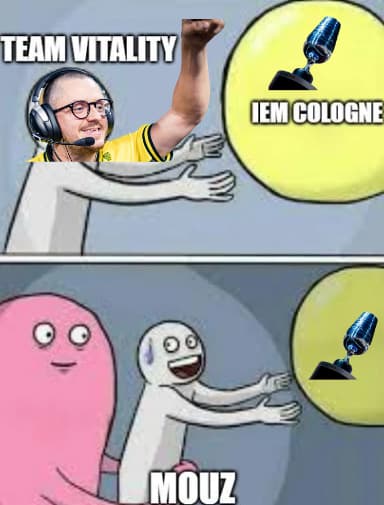 No Team Vitality in a CS2 grand final (Image via esports.gg)