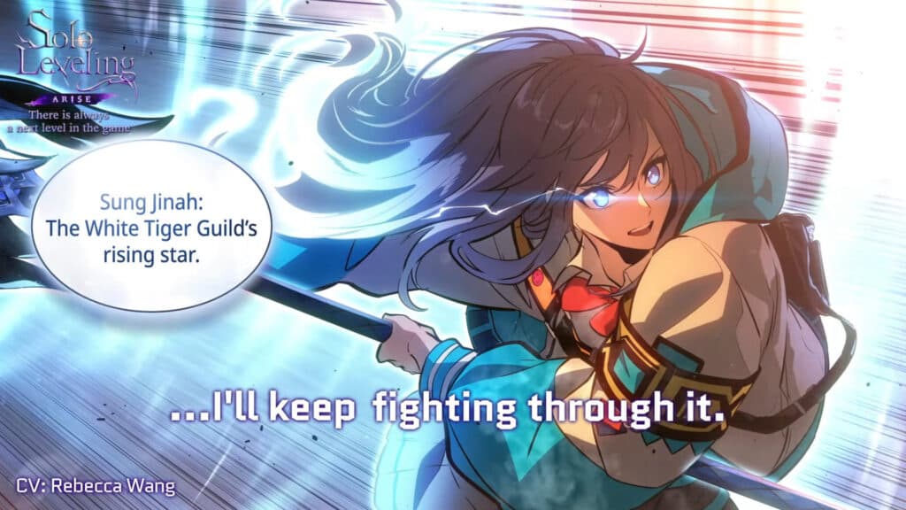 Solo Leveling: Arise Sung Jinah in her webtoon (Image by Netmarble)