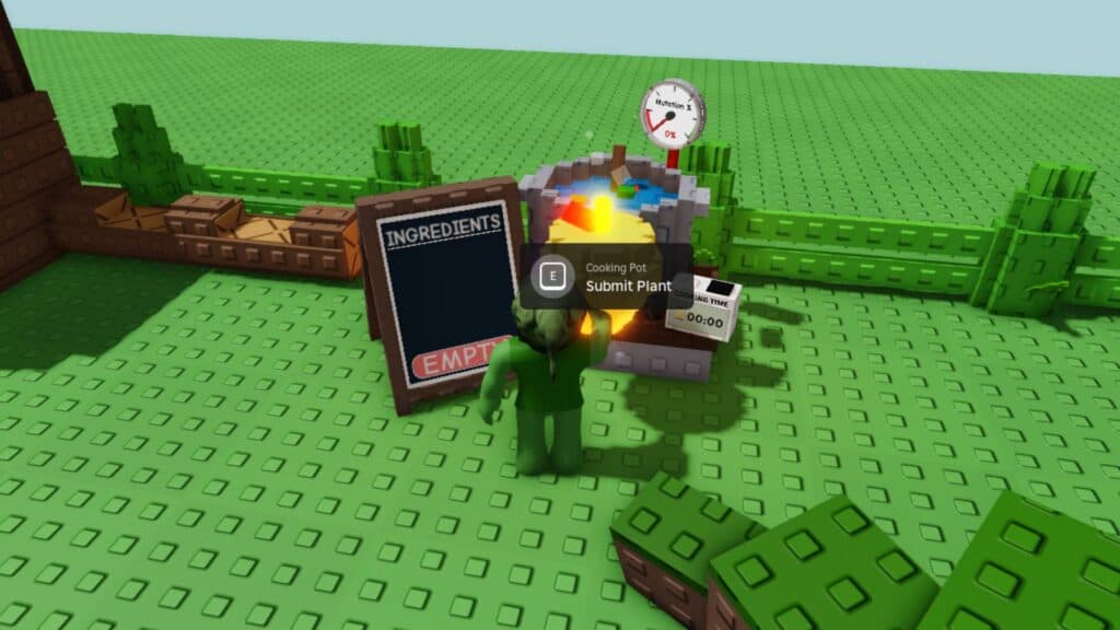 Making a cooked food during the Beanstalk Event (Screenshot via esports.gg)